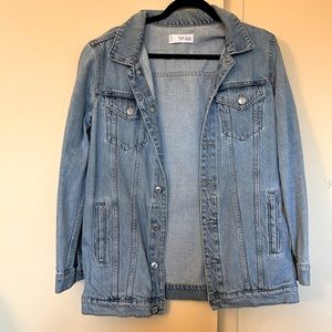 Oversized jean jacket